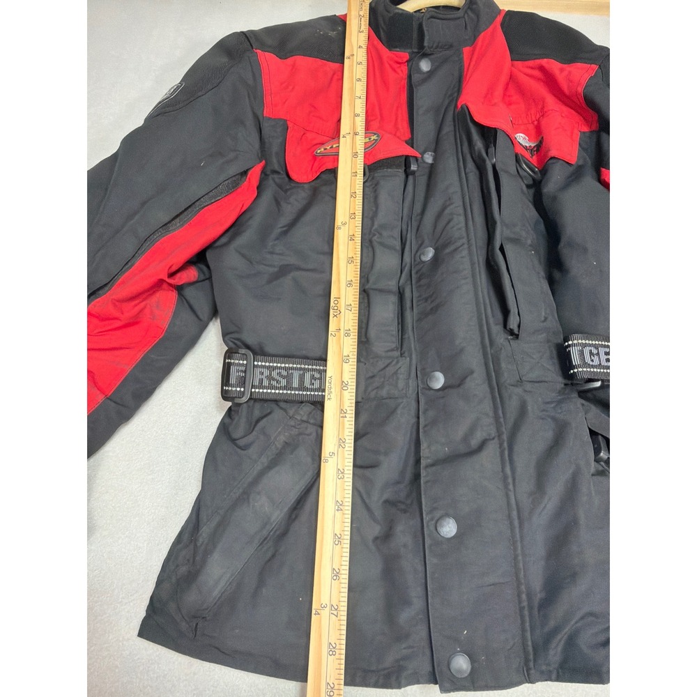 Firstgear Kilimanjaro Motorcycle Jacket Red Black Mens Small FG01182 Riding Gear